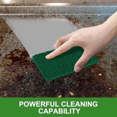 AIDEA Heavy Duty Scouring Pads - 24 Pack Green Dish Scrubber Pads