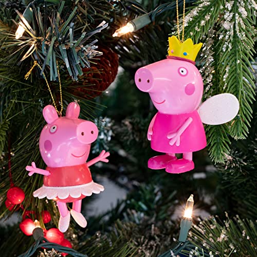 Peppa Pig Christmas Ornaments & Stocking Set - Holiday Kids Gift