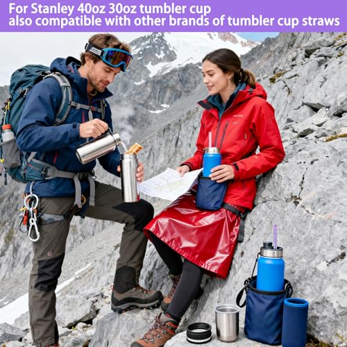 Reusable Glitter Straws for 30oz-40oz Tumblers - 18 Pack
