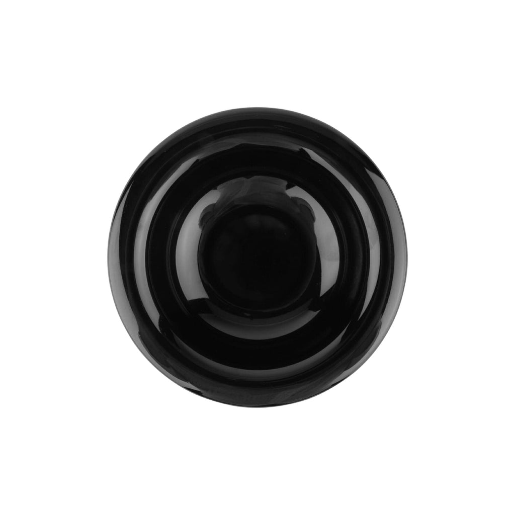 G.E.T. B-86-BK Melamine Narrow Rim Fruit/Dessert Bowl, 8 Ounce, Black (Set of 12)