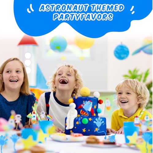 24 Pcs Blue Sticky Hands Stretchy Fidget Toys for Party Favors & Prizes