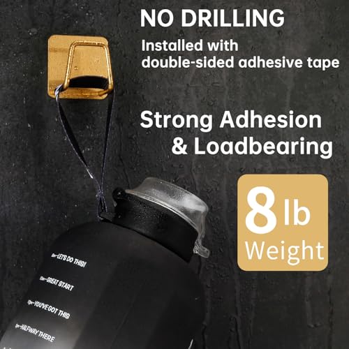 Gold Adhesive Sponge Holder for Kitchen Sink - Rustproof & Quick Drying