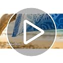 Utopia Towels Microfiber Beach Towel, Pacific Bloom, 32x71 Inch Sand-Free