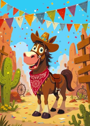 Western Cowboy Party Game - Pin on The Horse Birthday Activity Set