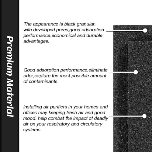 Activated Carbon Pre-Filters for HoMedics TotalClean AF-20 (2-Pack)
