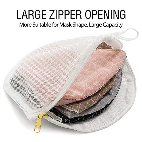 KOOZTI Fine Mesh Laundry Bags for Face Masks & Socks - 3 Pack, 6x6 Inch