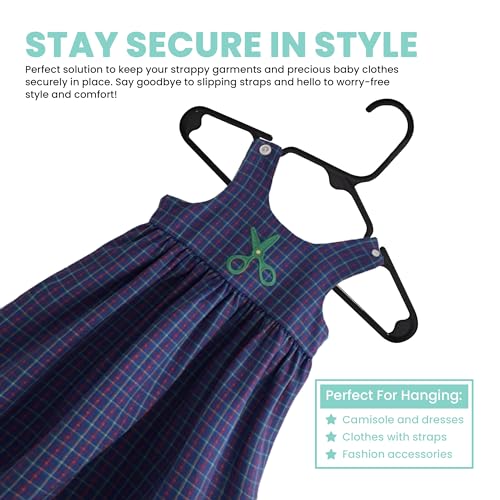 Sharpty Kids Plastic Hangers - 40 Pack Durable Children's Clothing Hangers