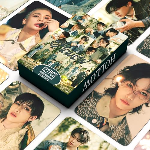 Stray Kids HOLLOW Album Photocard Set - 127 PCS with Stickers