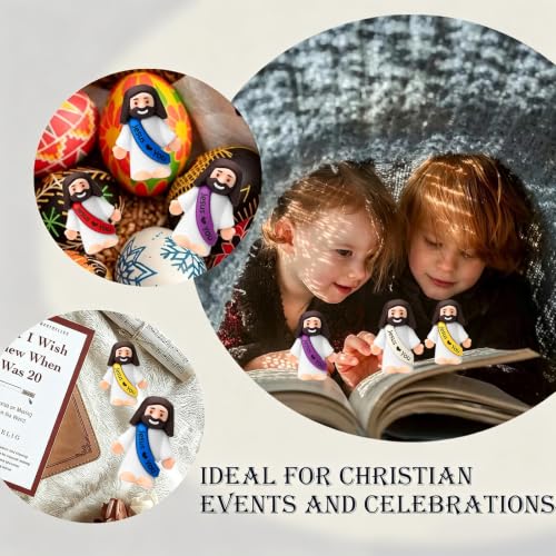 30pcs Little Jesus Figures Easter Egg Favors Religious Party Decorations