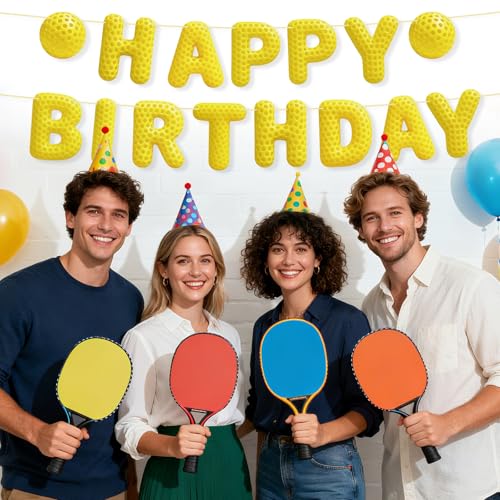 3D Sport Theme Birthday Banner for Kids & Adults - Fun Party Decoration