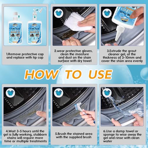 Mold Stain Remover Gel for Washing Machines & Home Use - 10 Fl Oz