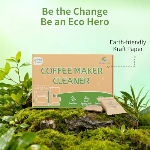ORIENTLEAF Coffee Maker Cleaner Tablets - 12 Pack for All Brands