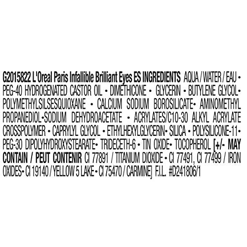 L'Oreal Paris Brilliant Eyes Shimmer Liquid Eye Shadow, Royal Onyx