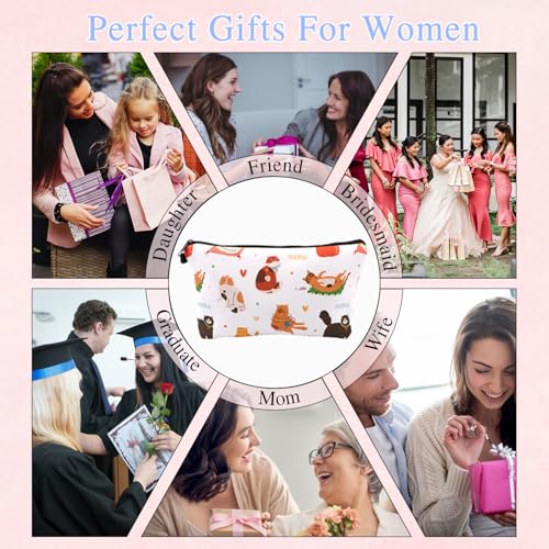 Cat Travel Toiletry Bag and Makeup Organizer for Women
