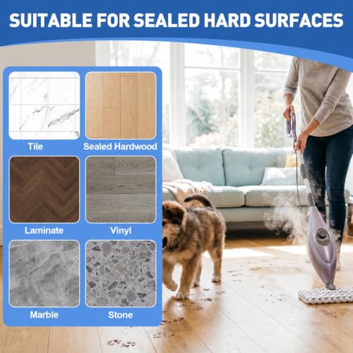 Shark Steam Mop Replacement Pads - 3 Pack Microfiber with Scrub Strips