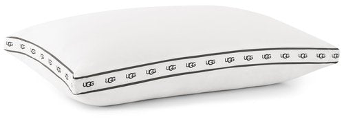 UGG King Bed Pillow – Plush Down Alternative Pillow, Soft & Breathable Medium Firm Sleeping Pillows, Premium Luxury Home Decor Hypoallergenic Pillow for Bed, White, 20” x 36” (Devon)