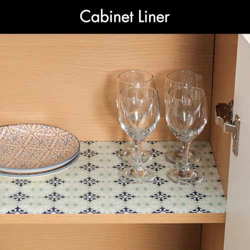 Cooyes Non-Adhesive Shelf Liner, Waterproof EVA Cabinet Mat - 17.5" x 78.7"