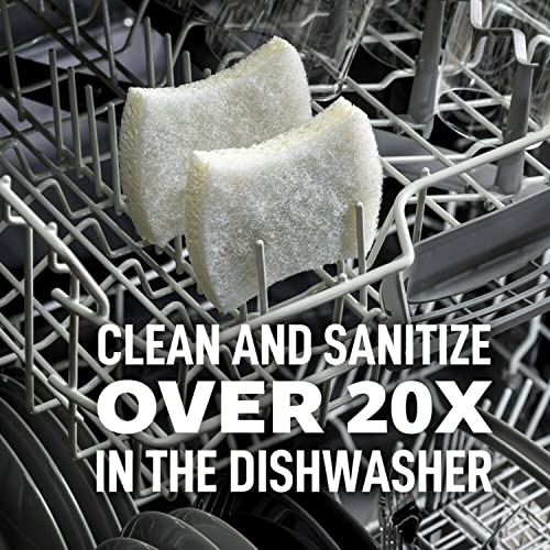 Scotch-Brite Greener Clean Non-Scratch Scrub Sponge, 6-Pack (3-Pack x 2)