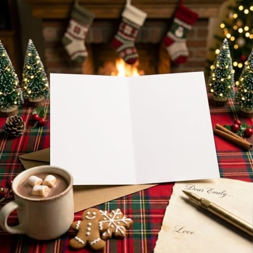 Funny Christmas Card for Granddaughter, Niece, Son - MC-KM-422 Holiday Greeting Card