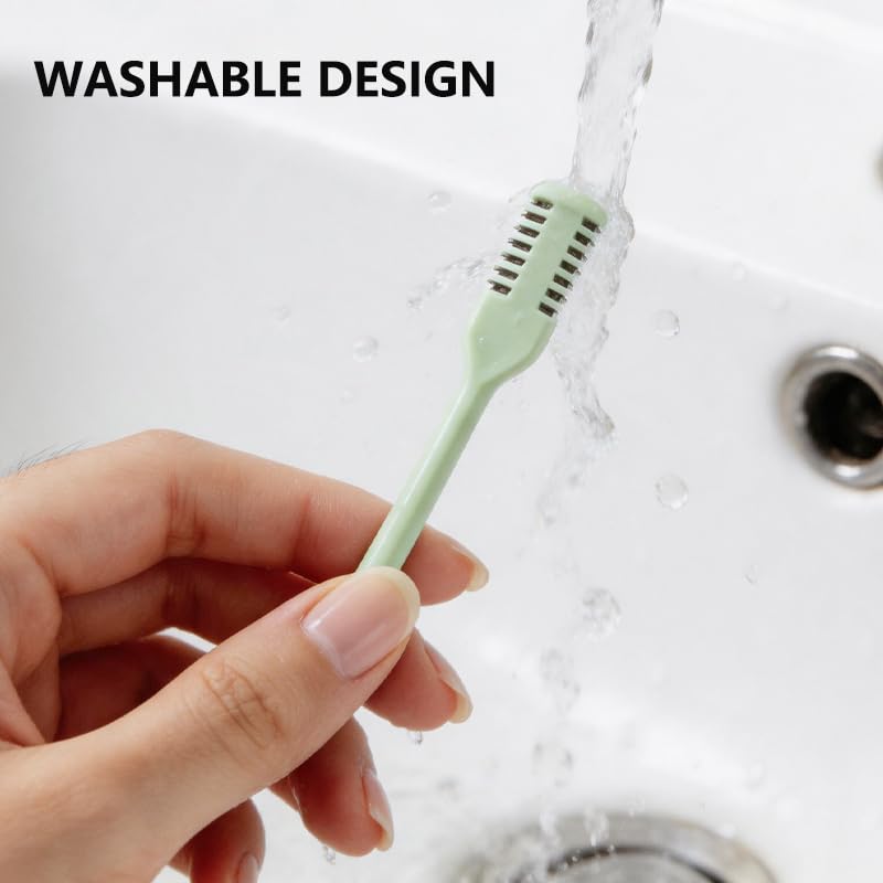5-Piece 2-in-1 Manual Nose Hair Trimmer with Cleaning Brush