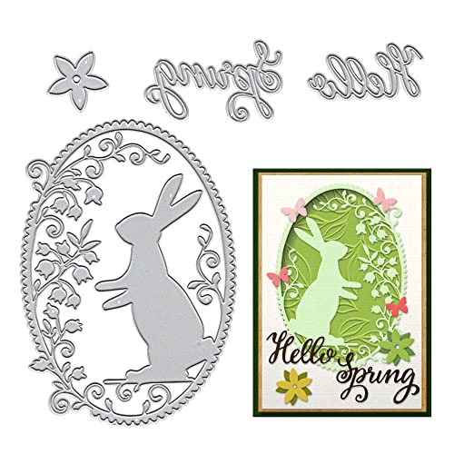 Easter Spring Metal Cutting Dies for Card Making & Crafts