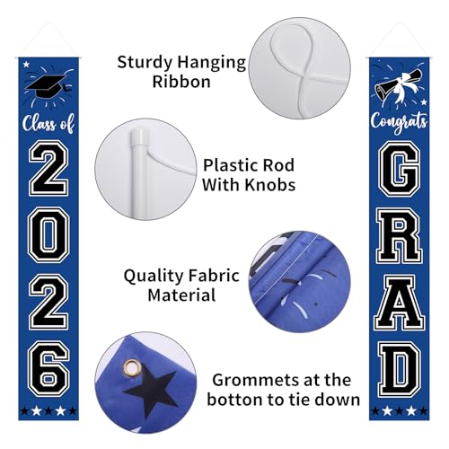 Class of 2026 Graduation Banner | High-Quality Hanging Decor