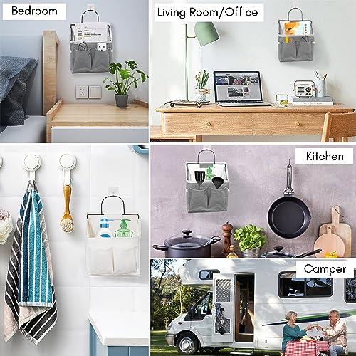 Kanrichu 2-Pack Wall Hanging Storage Baskets for Organizing