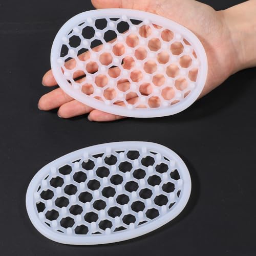 Macuezu Silicone Soap Dish Holder - 2 Pack, Self-Draining Bathroom Tray