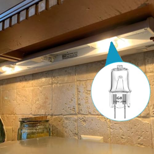 G8 Bi-Pin Bulb for GE/Samsung/Maytag Over-Stove Microwave, 2 Pack