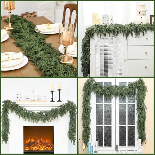 9 ft Artificial Cedar Garland - Christmas Decoration, Variation of THIS listing