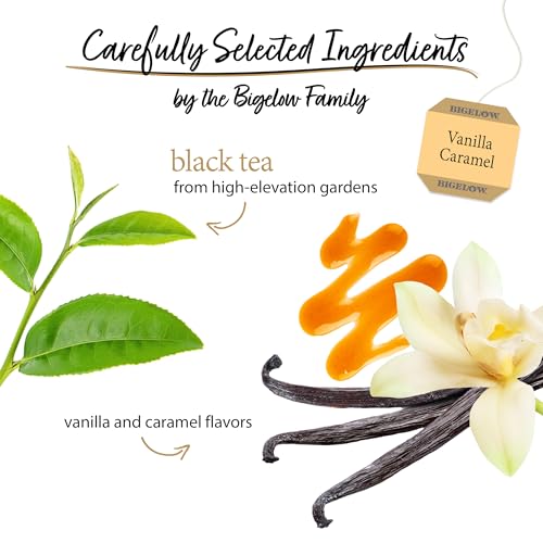 Bigelow Vanilla Caramel Black Tea - 120 Individually Wrapped Bags