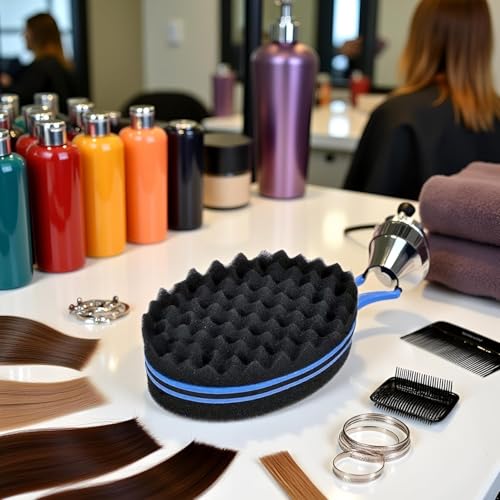 Double-Sided Twist Hair Brush for Curls, Waves, Dreads, and Afro Hair