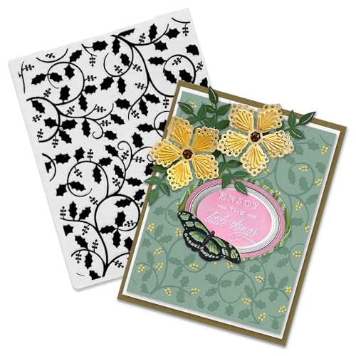 Hying 3D Leaf Embossing Folder for Card Making and Scrapbooking