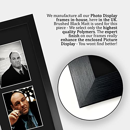 Signed James Gandolfini Sopranos Autograph Photo 16x12 Inch Framed TV Show Fan Gift