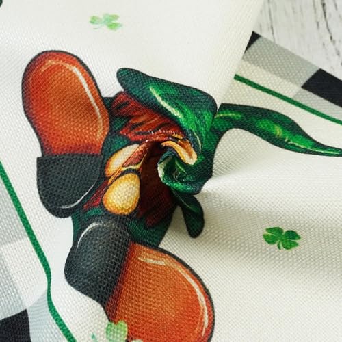ONWAY 12x20 Inch St Patrick's Day Pillow Cover Lucky Clover Farmhouse Throw Pillowcase