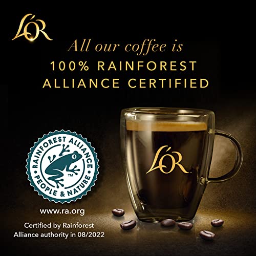 L'OR Espresso Colombia Capsules - 50 Count (5 Packs of 10) for Nespresso