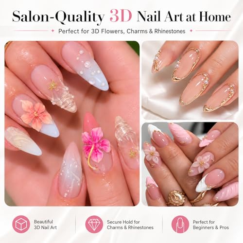 AZUREBEAUTY 3D Sculpting Gel for Nail Art, 15g Clear Molding Glue