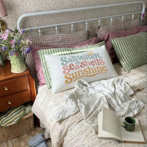 Saltwater Seashells Sunshine 12x20 Decorative Pillow Cover