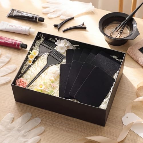 Hotop Stocking Wig Cap and Applicator Brush Set - Black Nylon Hair Nets