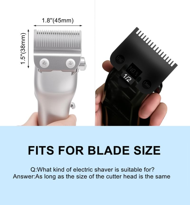Replacement Clipper Guard 2-Piece Set Compatible with Wahl