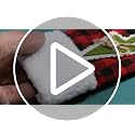 Mini Christmas Stockings Buffalo Plaid Set of 12 - 7 Inch Holiday Decor
