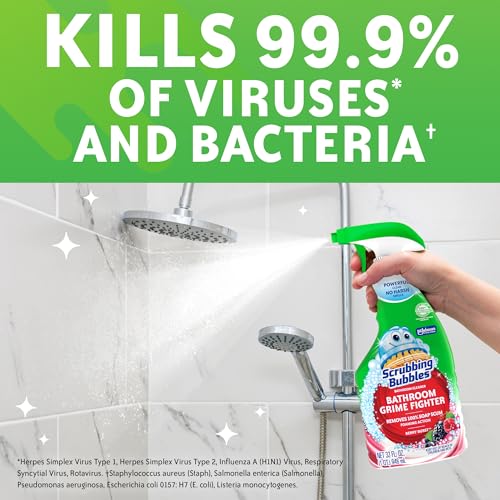 Scrubbing Bubbles Bathroom Cleaner Spray, Berry Burst, 32oz (Pack of 2)