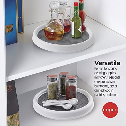 Copco 9-Inch Lazy Susan Turntable Organizer Set of 2 - Nonslip