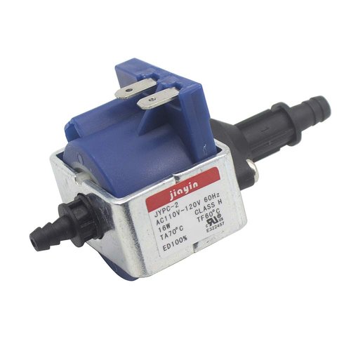 Jiayin JYPC-2 AC 110V - 120V 60Hz 16W 90cc/min Electromagnetic Solenoid Water Pump for Electric iron, steam mop/garment steamer/coffee machine, etc