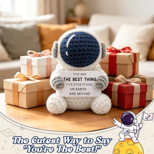 Unique Crochet Astronaut Love Gift for Him & Her - Anniversary