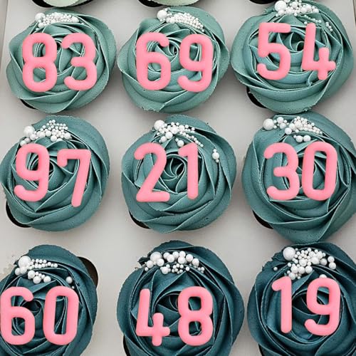 3D Silicone Number Molds 0-9 for Cake Decoration & Crafts