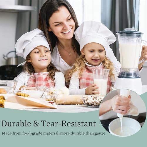 Ninsula 4-Pack Nut Milk Bags - Reusable Food-Grade Nylon Strainers