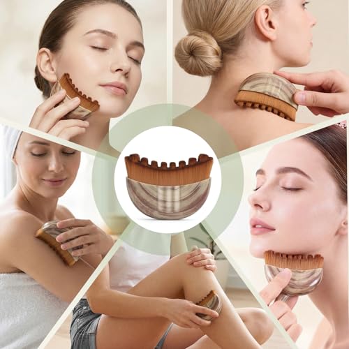 Yeemilar Contour Face Brush & Ergonomic Facial Lifting Tool