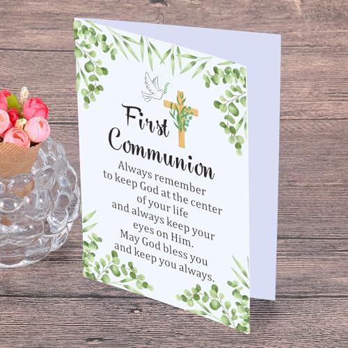 First Communion Gifts for Kids - Christian Confirmation Cards