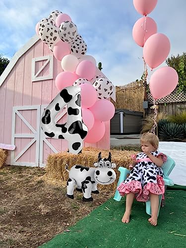 3D Cow Print Balloon - Western Cowboy Party Decorations